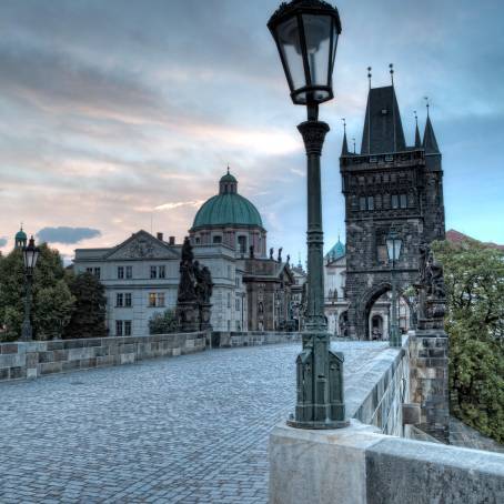 Prague Charles Bridge A Sunrise Masterpiece