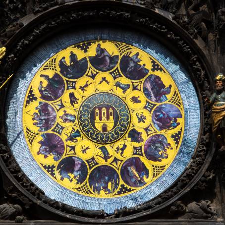 Prague Clock Tower A Dawn Delight