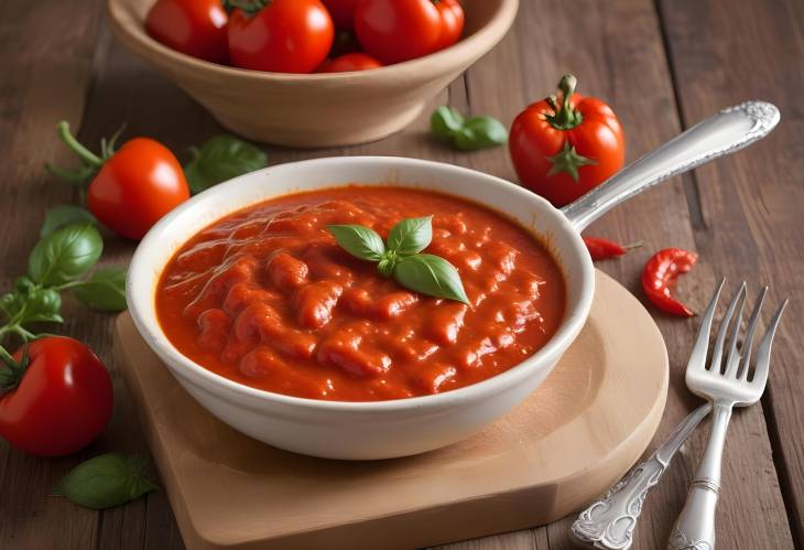 Red Pepper and Tomato Sauce Zesty and Robust Blend of Red Peppers and Tomatoes for Any Meal