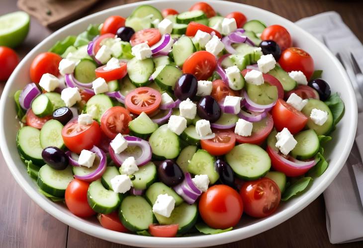 Refreshing Greek Salad A Mediterranean Delight