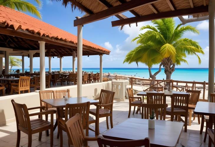 Relaxing OpenAir Cafe in Aruba Scenic Views and Beachside Vibes