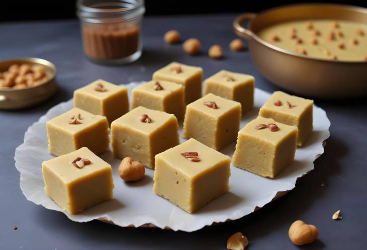 Rich and Nutty Chickpea Flour Fudge Sweet Besan Ki Barfi Delight