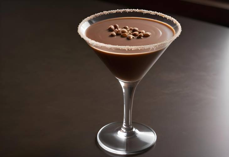 Rich Chocolate Hazelnut Martini in Hard Light A Decadent Cocktail Experience