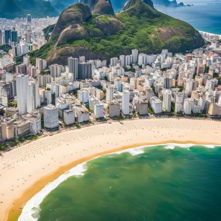 Rio de Janeiro Copacabana and Ipanema Beaches Aerial Beauty of Brazils Coastline