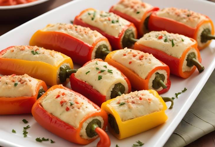 Roasted Pepper Rolls Elegant and Savory Rolls with Roasted Peppers and Flavorful Fillings for Any