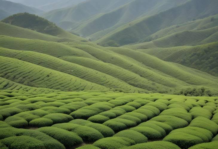 Rolling Green Tea Fields in Boseong with Scenic Views