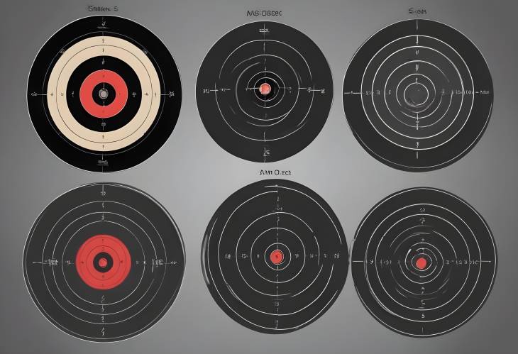 Round Air Gun Target Vector Drawings  5 Different Types for Precision Shooting Practice