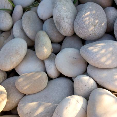 Round Smooth Pebbles Abstract Sea Texture