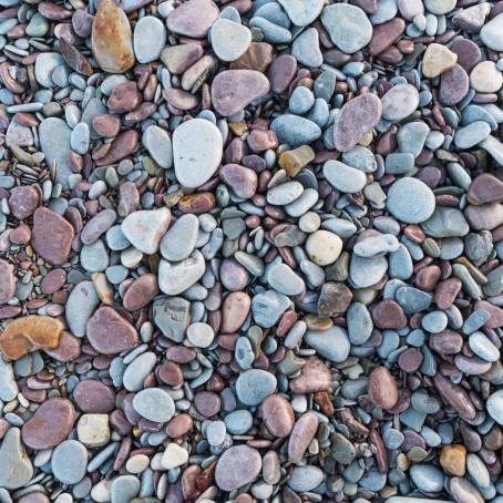 Round Smooth Pebbles Sea Abstract Texture