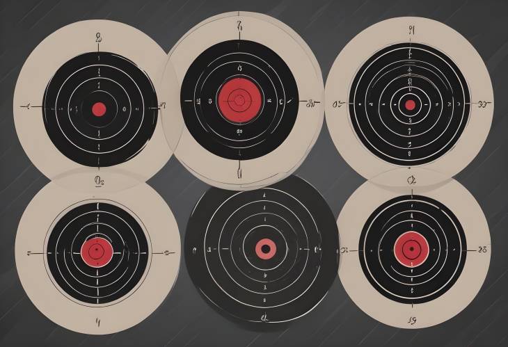 Round Vector Targets for Air Guns  5 Types for Accurate Shooting Practice