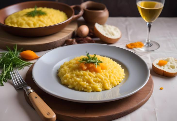 Saffron and Cheese Risotto Milan Style  A Classic Treat