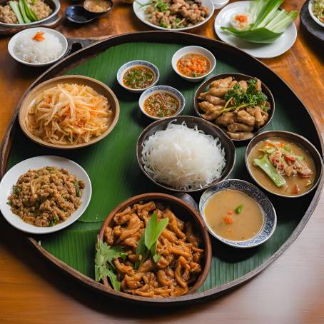 Savoring Khantok A Traditional Thai Dinner Experience at Pa Pong Pieng Homestay, Chiang Mai