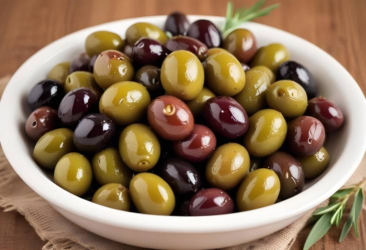 Savory Marinated Olives Aromatic Herbs and Tangy Olive Oil Infuse Plump Olives with Flavor