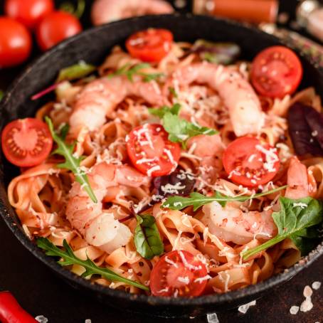 Savory Pan Cooked Shrimps with Fresh Herbs and Zesty Garlic