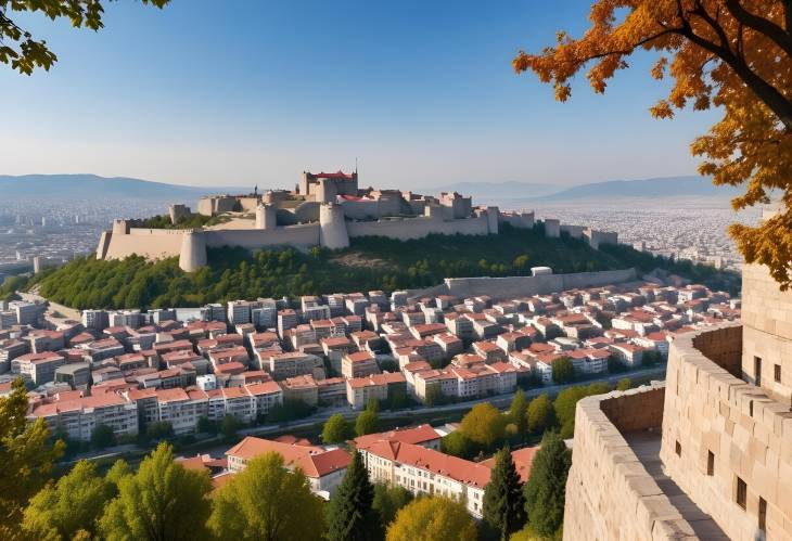 Scenic Ankara Castle and Old Town Views in Turkeys Capital City