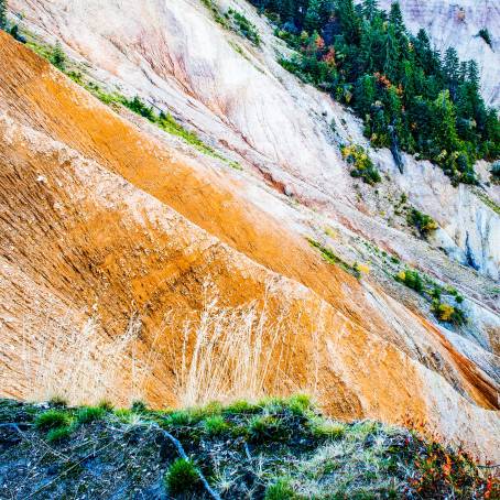 Seaside Cliff Erosion and Road Collapse from Landslides