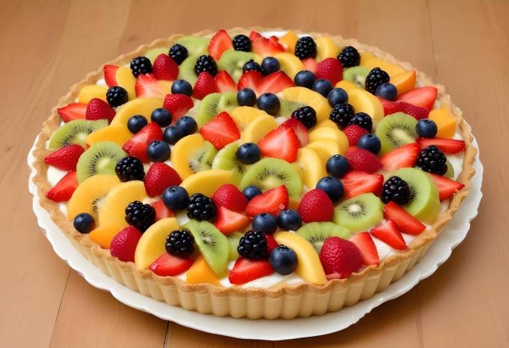 Seasonal Fruit Tart Light and Refreshing Summer Dessert