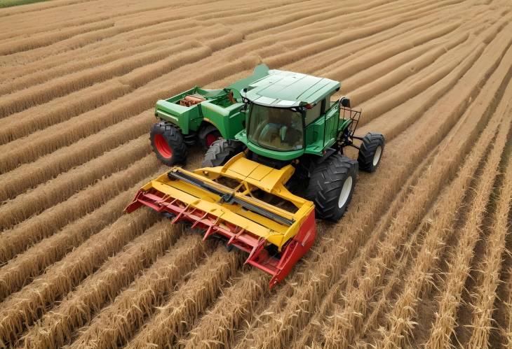 Self Propelled Forage Harvester Cutting Maize for Silage in Field During Harvest Season