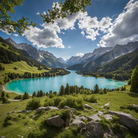 Serene Turquoise Lake at Uzundere Seven Lakes, Erzurum  June 2021 Trkiye Travel