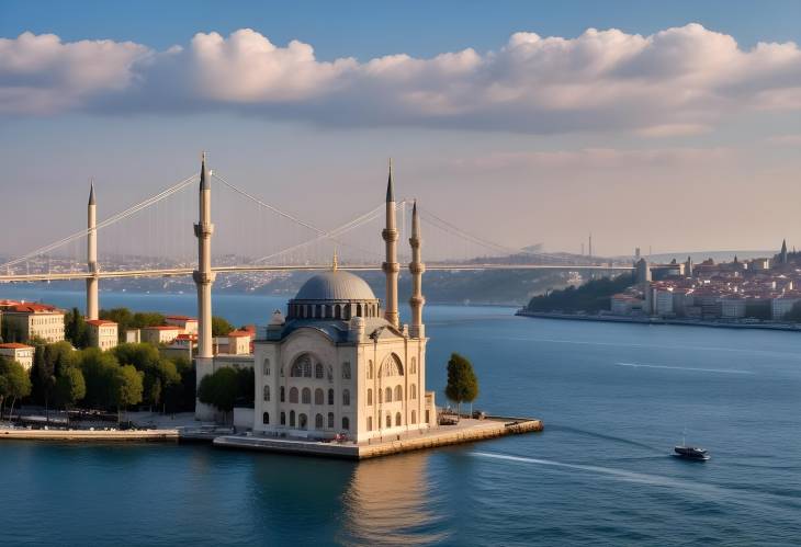 Serenity by the Bosphorus Ortakoy Mosque and Bridge in Istanbul