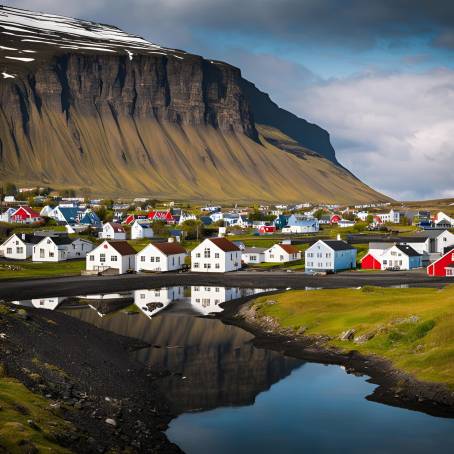 Seydisfjordur Dream A Scenic East Iceland City with Majestic Fjord and Mountain Landscapes