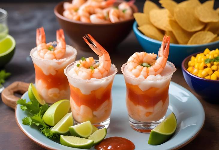 Shrimp Cocktail Classic Mexican Seafood with Fresh Ingredients