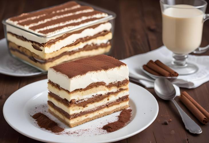 Silky Tiramisu with Espresso and Cocoa Dust