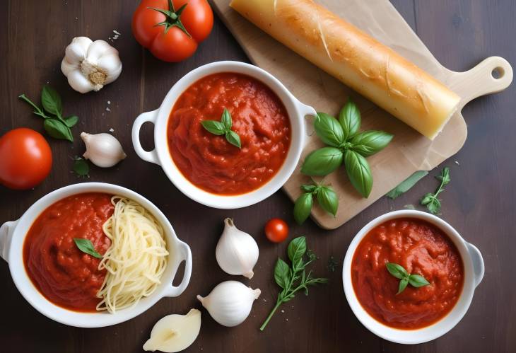 Simple Marinara Sauce Italian Tomato Sauce with Garlic and Herbs