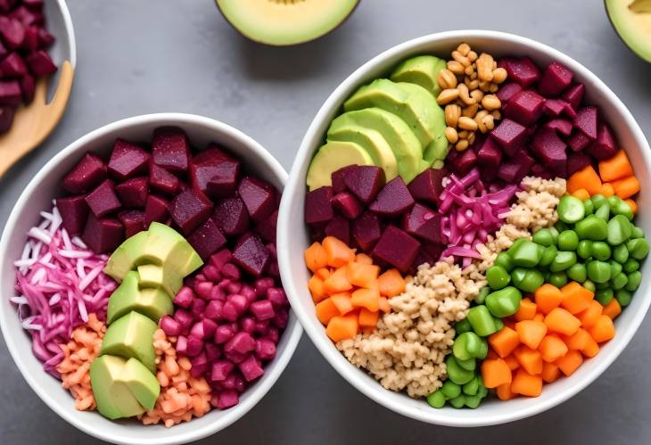 Simple Vegan and Gluten Free Beet Poke Bowls  A Delicious and Healthy Plant Based Meal