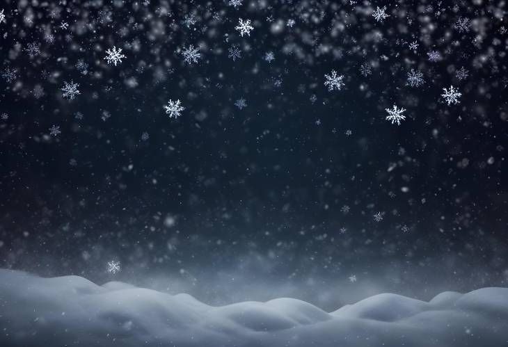 Snowflakes in the Night A Winter Wonderland