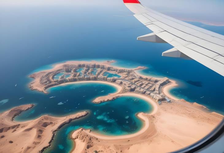 Soaring Over Sharm El Sheikh Breathtaking Reefs and Hotels on the Red Sea Coast