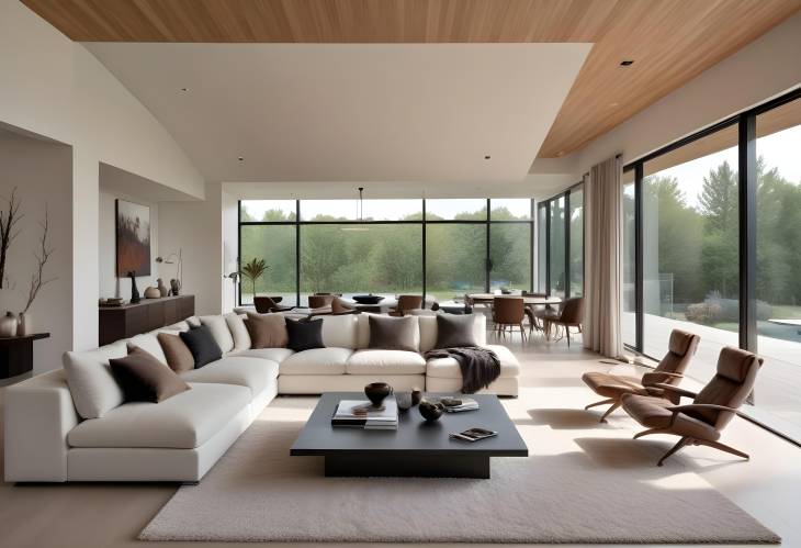 Sophisticated Modern Living Room Chic Decor and Elegant Furniture for Contemporary Interiors