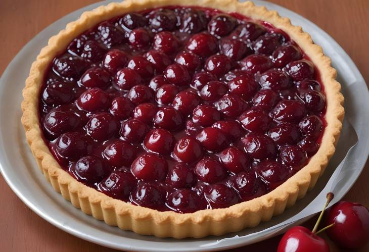 Sour Cherry Jam Tart  Delicious Tart with Rich and Tangy Cherry Jam Filling