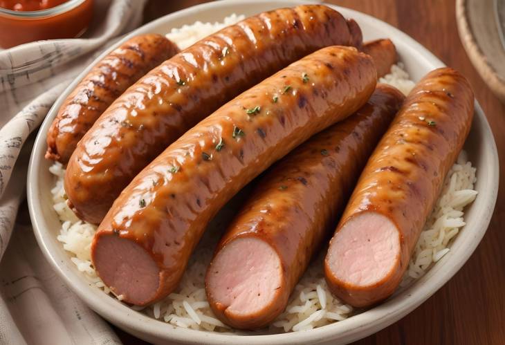 Spicy Boudin Cajun Sausage with Pork, Rice, and Savory Seasonings