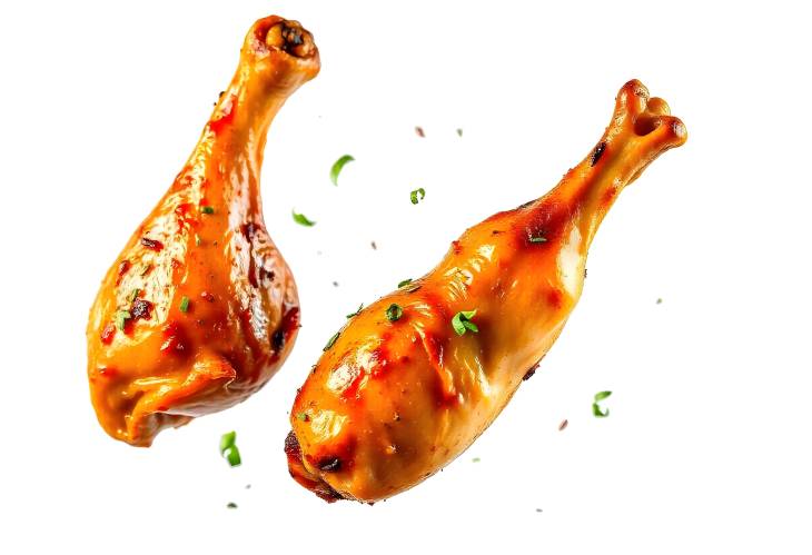 Spicy Chicken Drumsticks with Veggies