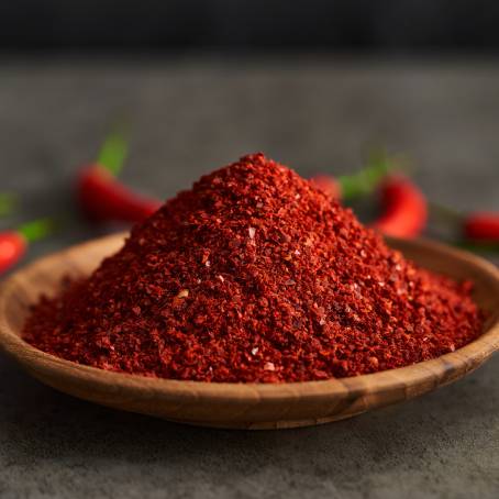 Spicy Red Cayenne Pepper Isolated on White Background