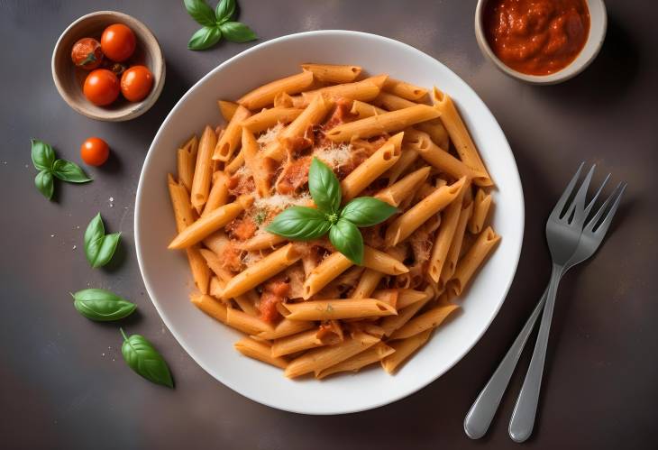 Spicy Tomato Delight Penne all Arrabbiata with a Zesty Twist