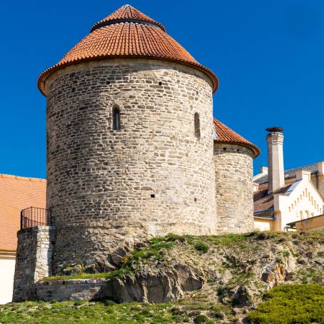 St. Nicholas Gothic Church in Znojmos Historic Vineyard Region