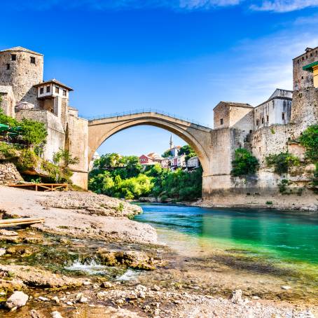 Stari Most in Mostar Iconic Historical Bridge in Bosnia