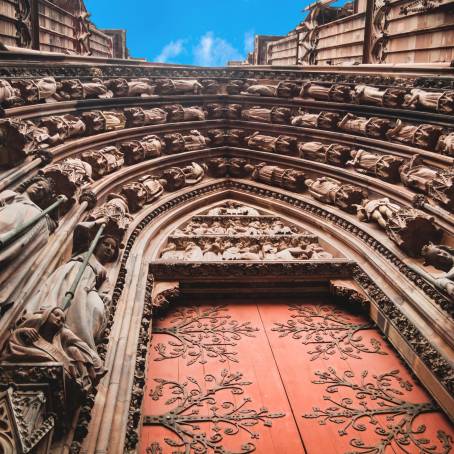 Strasbourg Cathedral Entrance, France