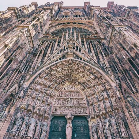 Strasbourg Cathedral Facade, Alsace