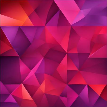 Striking Abstract Background of Triangles with Violet to Red Gradient