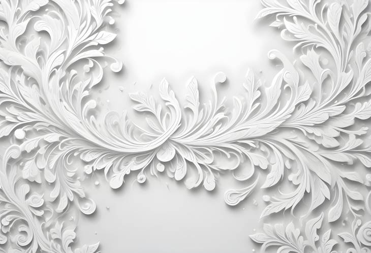 Stylish Abstract Pattern on White Background for Modern Banner and Design Projects