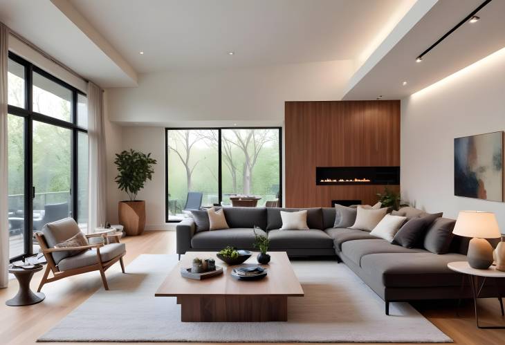 Stylish and Elegant Modern Living Room Chic Furniture and Contemporary Decor for Homes