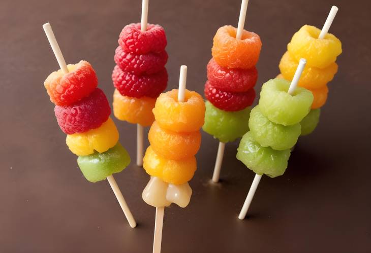 Sugar Coated Fruit on a Stick Crispy, Sweet, and Irresistible