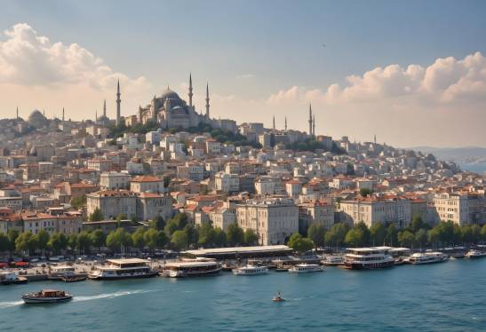 Summer Highlights Istanbul Stunning Urban Cityscape