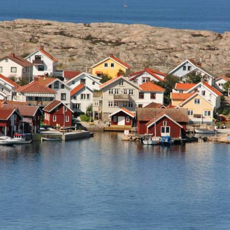 Sunset Glow at Fisherman Cottage, Smogen, Sweden