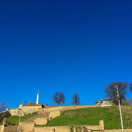 Sunset Views from Kalemegdan Fortress and Victor Monument