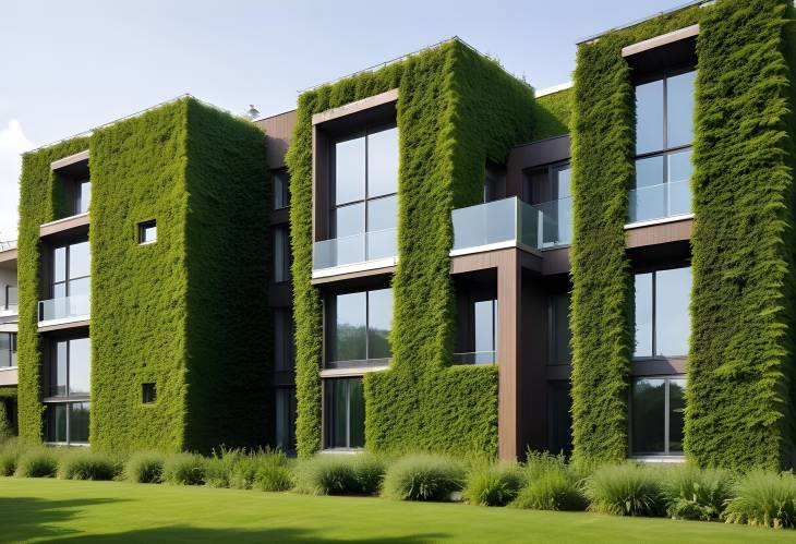 Sustainable Modern Houses with Green Plant Walls Cutting Edge Eco Architecture