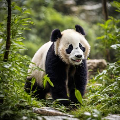 Sweet Young Panda in Sichuan Cute and Playful Adventures